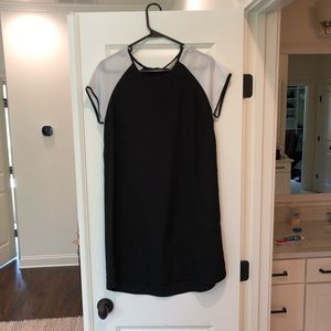 Black & white sheath dress from Banana Republic